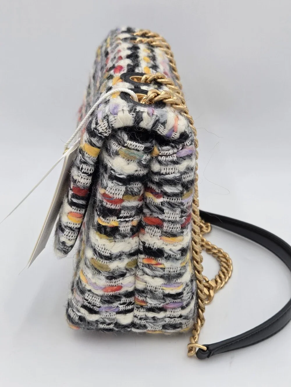 Tory Burch Kira Tweed Small Convertible Shoulder Bag